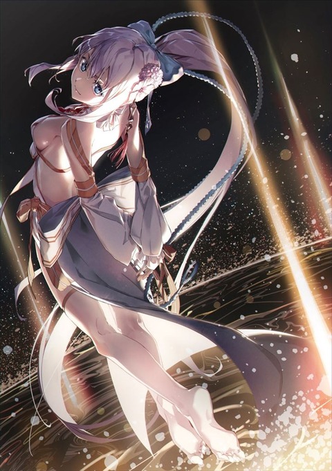 【FGO】水着モルガン様イラスト！！　モルガン様、美しいです////////