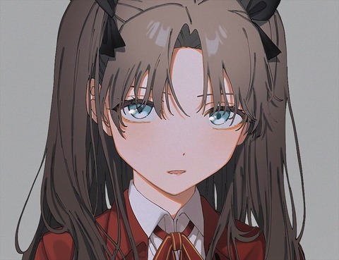 Fate Sn イワワさんの遠坂凛イラスト しおらしい表情の凛も可愛いな Fgoまとめ カルデア速報