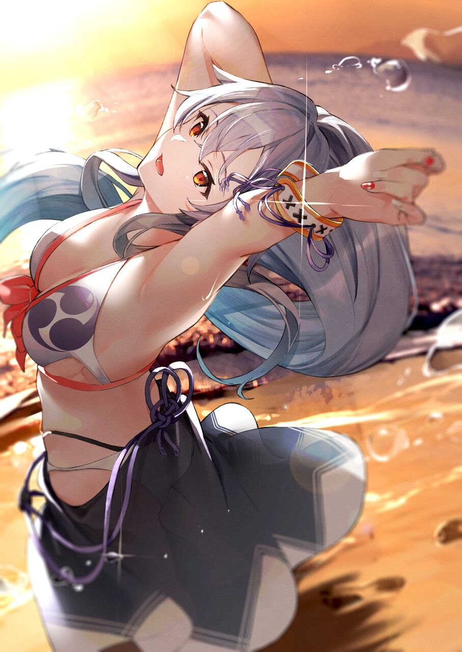 Fgo 水着巴さんの再臨別イラスト 最終再臨 美しすぎる Fgo 水着巴さんの再臨別イラスト 最終再臨 美しすぎる