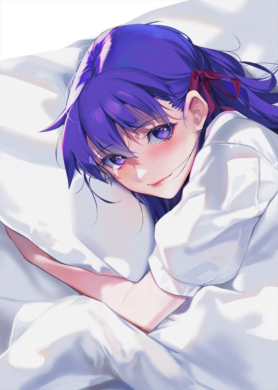 Fgo ベットで枕を抱きしめる桜 色っぽい桜好き Fgo ベットで枕を抱きしめる桜 色っぽい桜好き