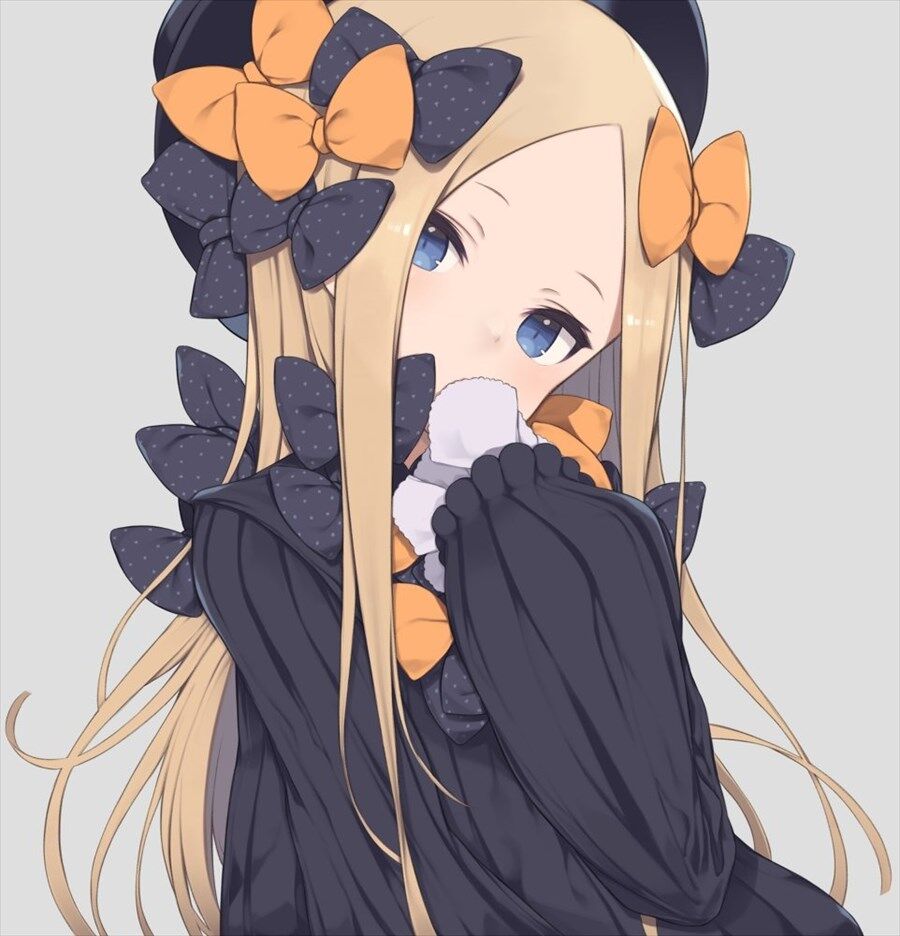 Fgo ガム男さんの萌え袖で口元を隠すアビーちゃん そのポーズ可愛すぎる