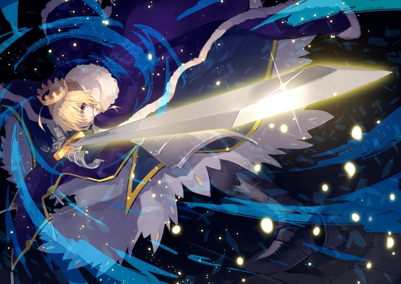 Fgo エクスカリバーを構えた青王イラスト かっこよすぎるんだよなぁ Fgo エクスカリバーを構えた青王イラスト かっこよすぎるんだよなぁ