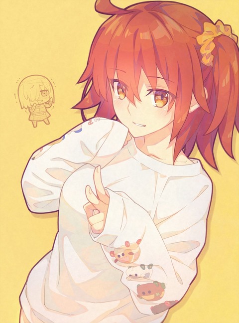 Fgo 寝間着姿のぐだ子イラスト モルカーイラスト入ってるのすこｗ Fgoまとめ カルデア速報