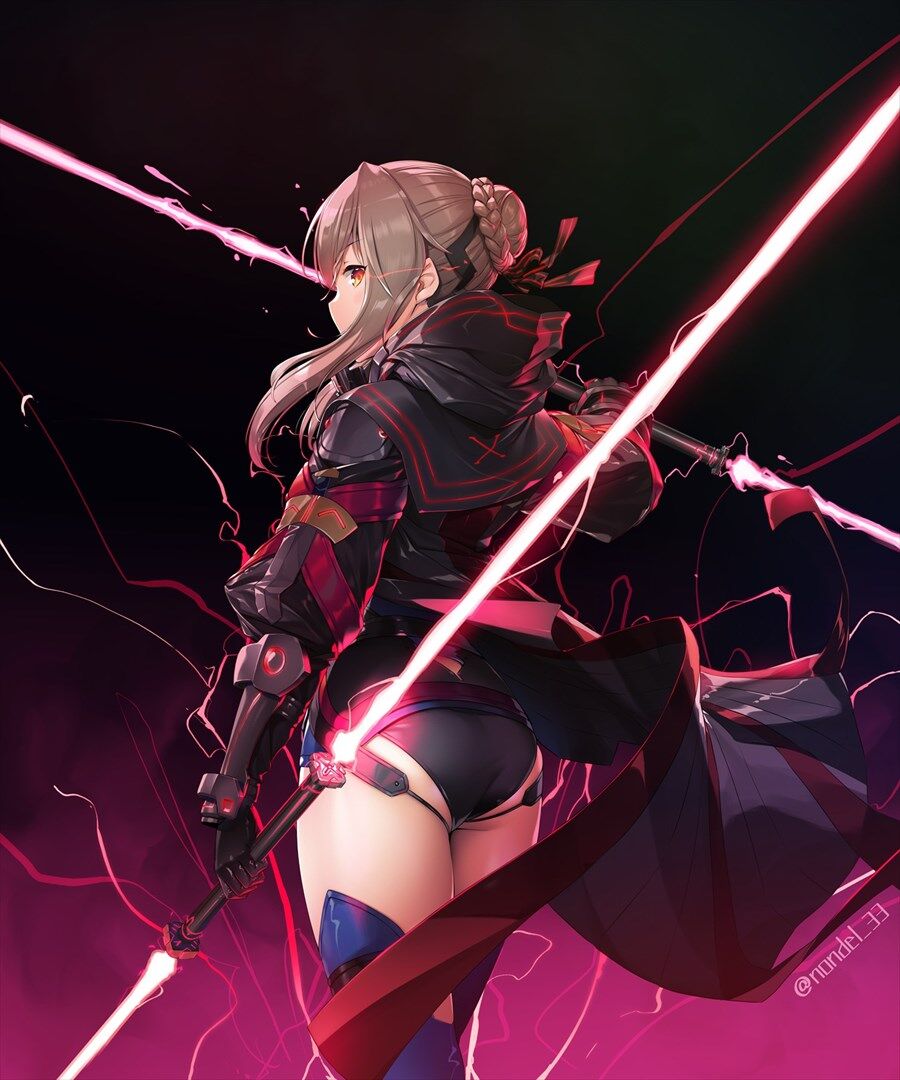 Fgo ノンでりさんの謎のヒロインxオルタイラスト えっちゃんかっこいいです