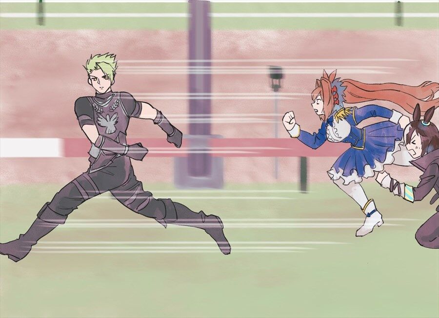 Fgo ウマ娘たちのレースに参加するアキレウス 余裕かましてやがる