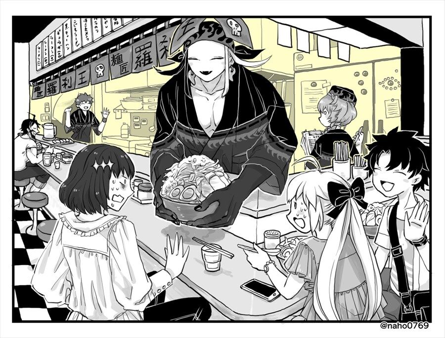 Fgo ラーメン屋営業しているリンボイラスト 二郎系ラーメンか