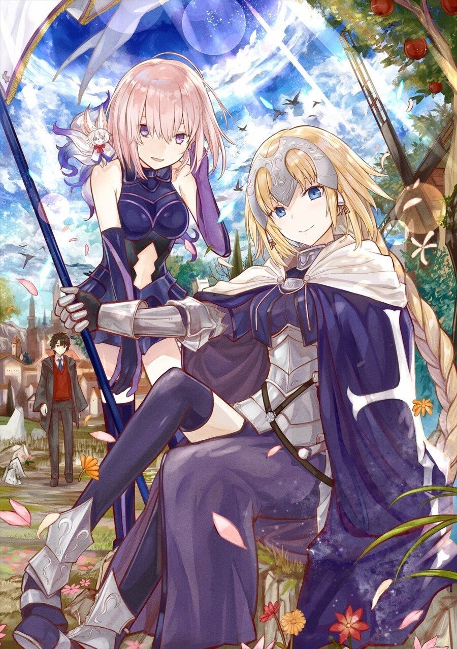 Fgo 風花風花さんのマシュ ジャンヌイラスト この二人もいいな 2chゲームまとめアンテナ