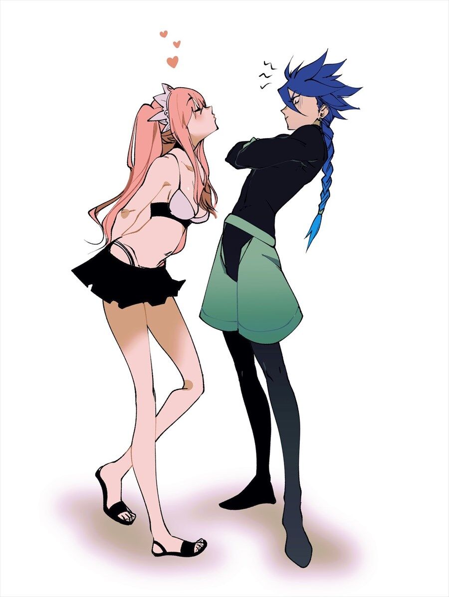 Fgo メイヴとセタンタイラスト 引いてるセタンタすこｗ