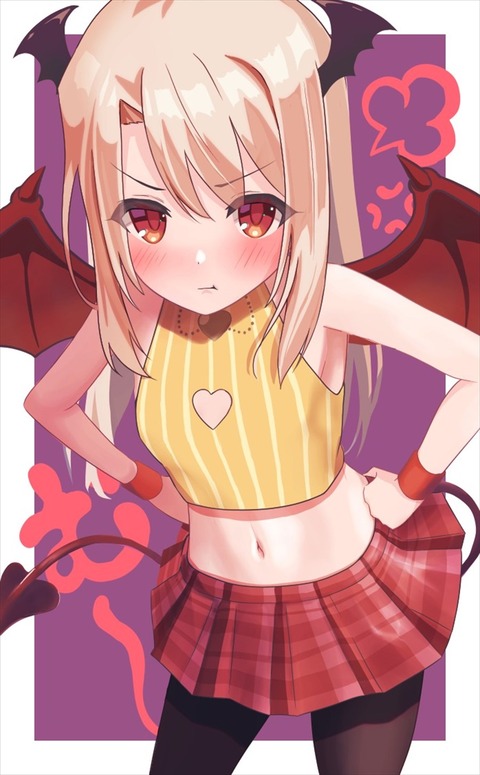 Fgo おこな小悪魔イリヤイラスト 怒ってるイリヤも可愛すぎる Fgoまとめ カルデア速報