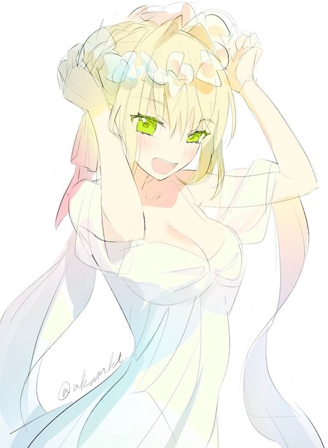 Fgo 白ワンピースのネロちゃまイラスト 花の冠お似合いです Fgoまとめ カルデア速報 Fgo 白ワンピースのネロちゃまイラスト 花の冠お似合いです Fgoまとめ カルデア速報