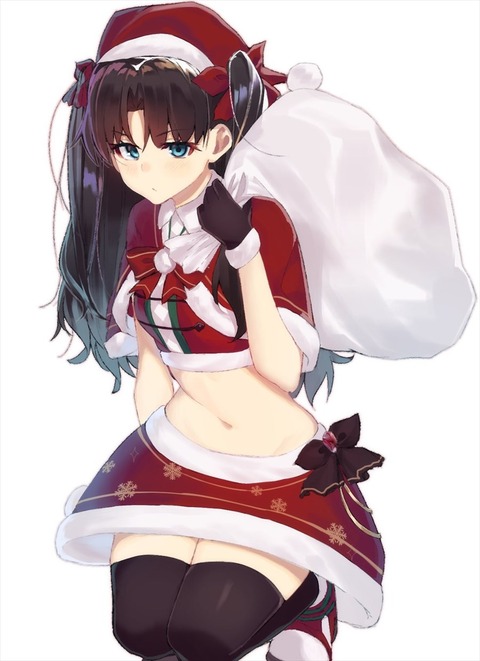 Fgo サンタの格好をした凛イラスト サンタコス似合うな Fgoまとめ カルデア速報 Fgo サンタの格好をした凛イラスト サンタコス似合うな Fgoまとめ カルデア速報
