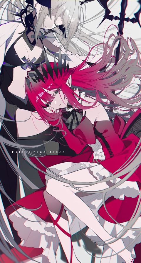 【FGO】モルガンとバーヴァン・シー イラスト！！　母娘、いいですね！！