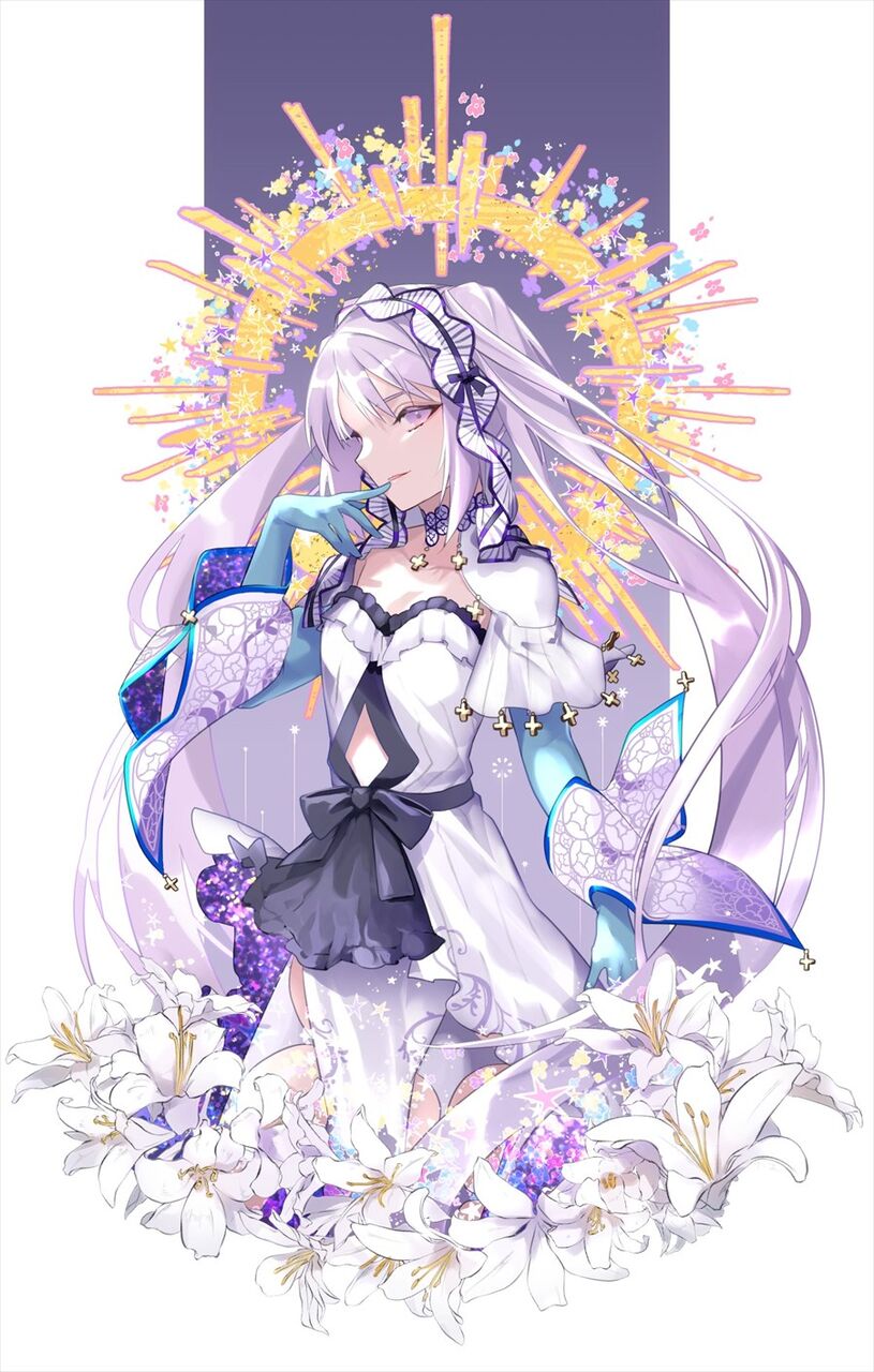 Fgo てぃあさんの新霊衣エウリュアレ様イラスト 水色手袋 美しいね 2chゲームまとめアンテナ