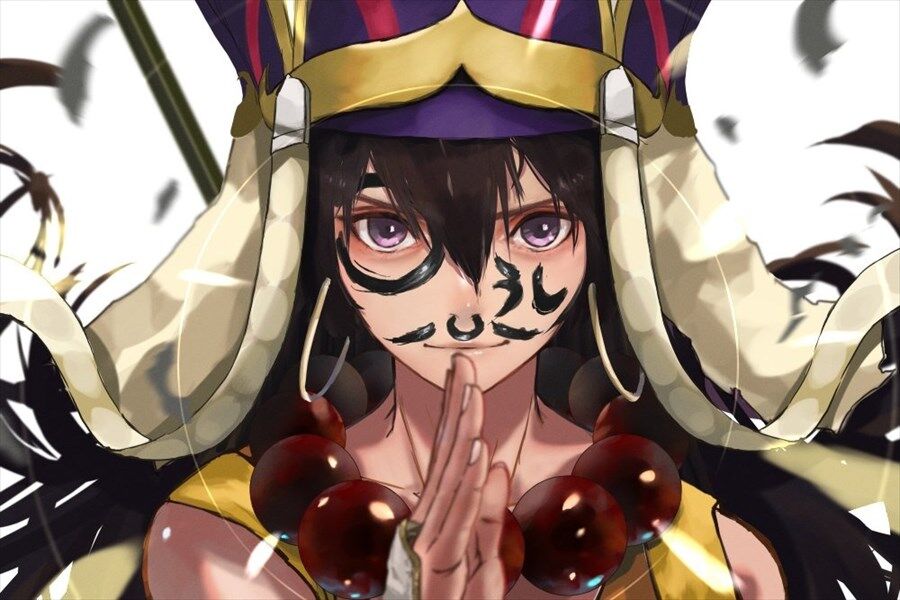 Fgo 顔に墨で落書きされまくってる三蔵ちゃんｗ あけましておめでとう