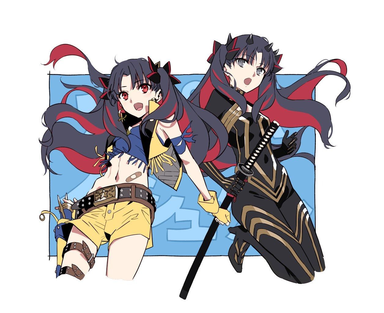 Fgo 森井しづきさんの善のsイシュタル 悪のsイシュタルイラスト Fgo 森井しづきさんの善のsイシュタル 悪のsイシュタルイラスト