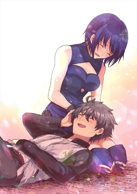 月姫 志貴を膝枕してあげるシエル先輩イラスト シエル先輩の膝枕羨ましすぎる Fgoまとめ カルデア速報