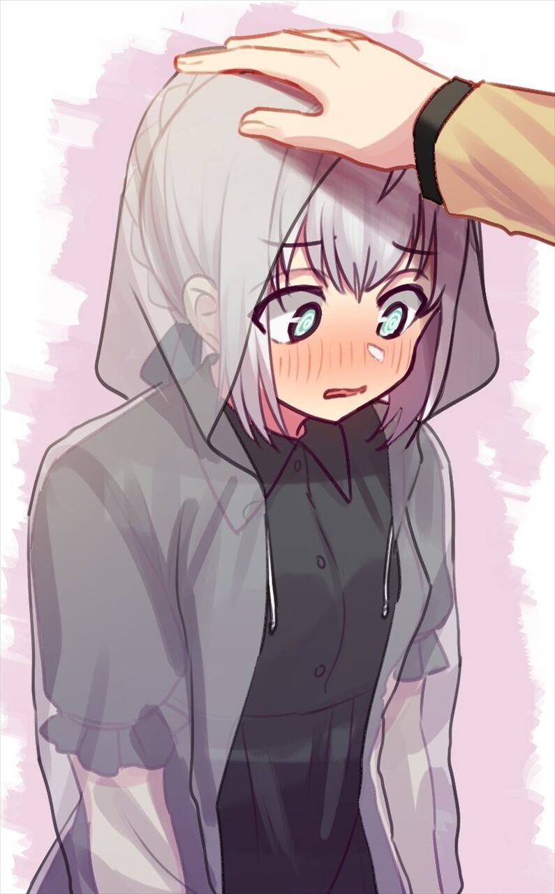 Fgo レインコートを着たグレイたん 頭なでなでされて照れてるの可愛すぎる 2chゲームまとめアンテナ