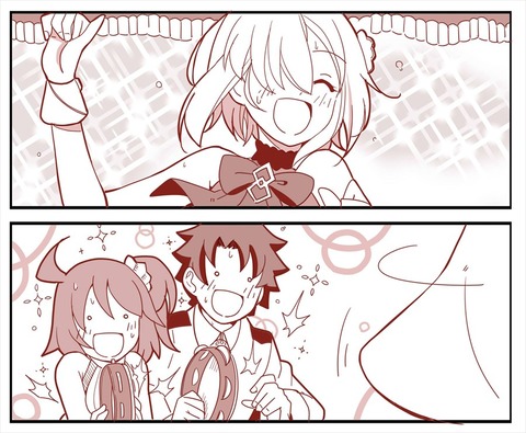 Fgo 踊るマシュに感動するぐだ子 ぐだ男 マシュ可愛いよマシュ Fgoまとめ カルデア速報