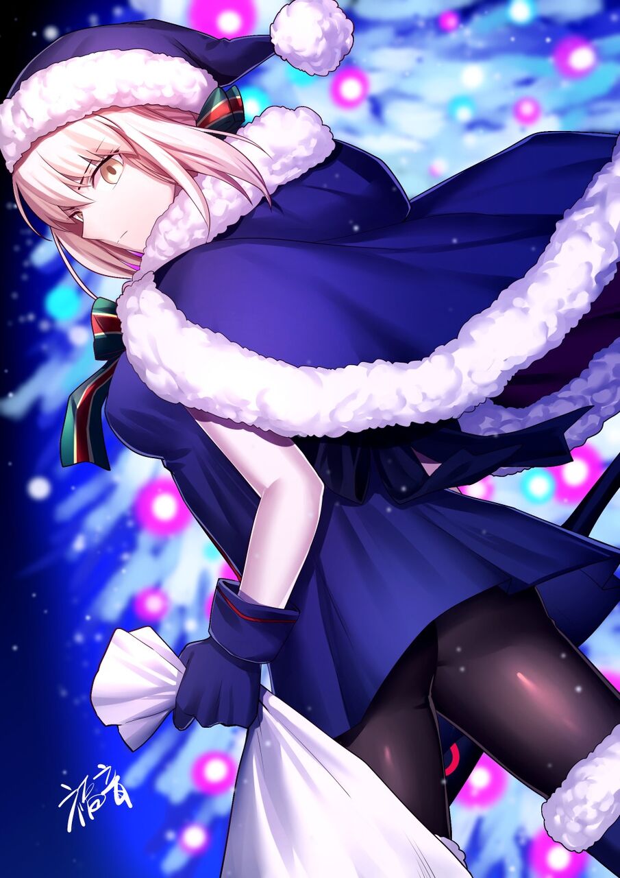 Fgo サンタ黒王イラスト 黒ストが最高です Fgo サンタ黒王イラスト 黒ストが最高です