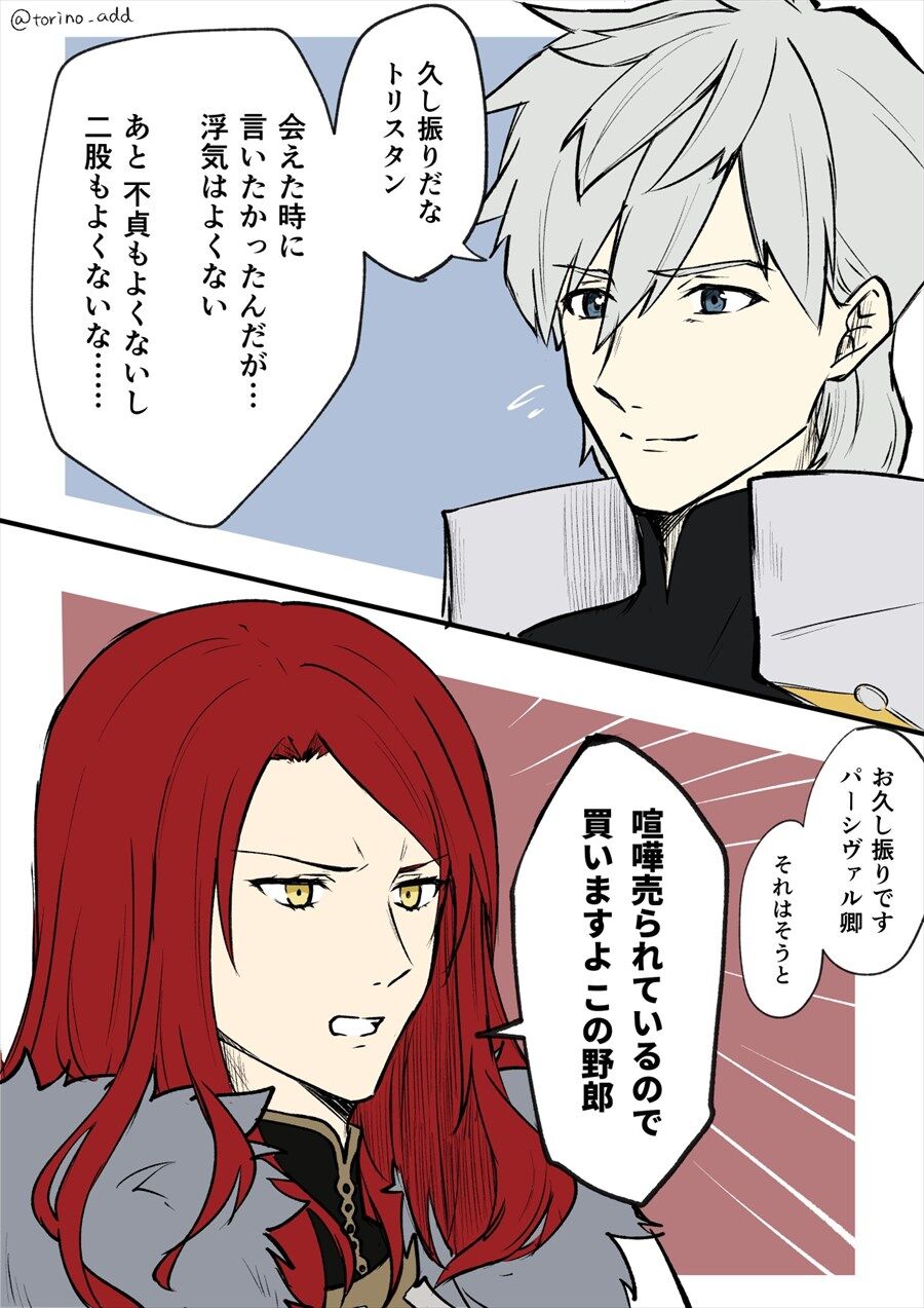 Fgo パーシヴァルとトリスタンのマイルームボイスイラスト この二人 仲が悪いのか Fgo パーシヴァルとトリスタンのマイルームボイスイラスト この二人 仲が悪いのか