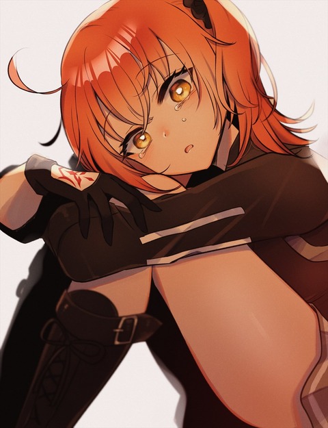 【FGO】無意識に涙が出ているぐだ子イラスト！！ 泣いたっていいんだよのサムネイル