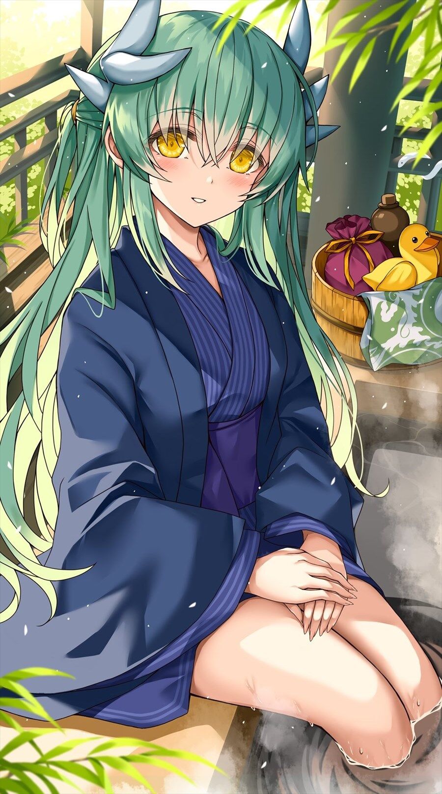 Fgo 浴衣の清姫さんイラスト 落ち着いた色の浴衣も似合います