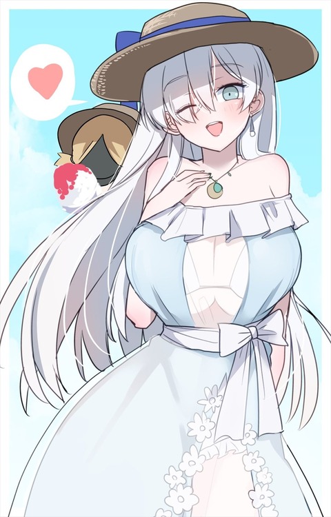 Fgo あきとかげさんの水着アナスタシアイラスト 涼しげでいいですよね Fgoまとめ カルデア速報