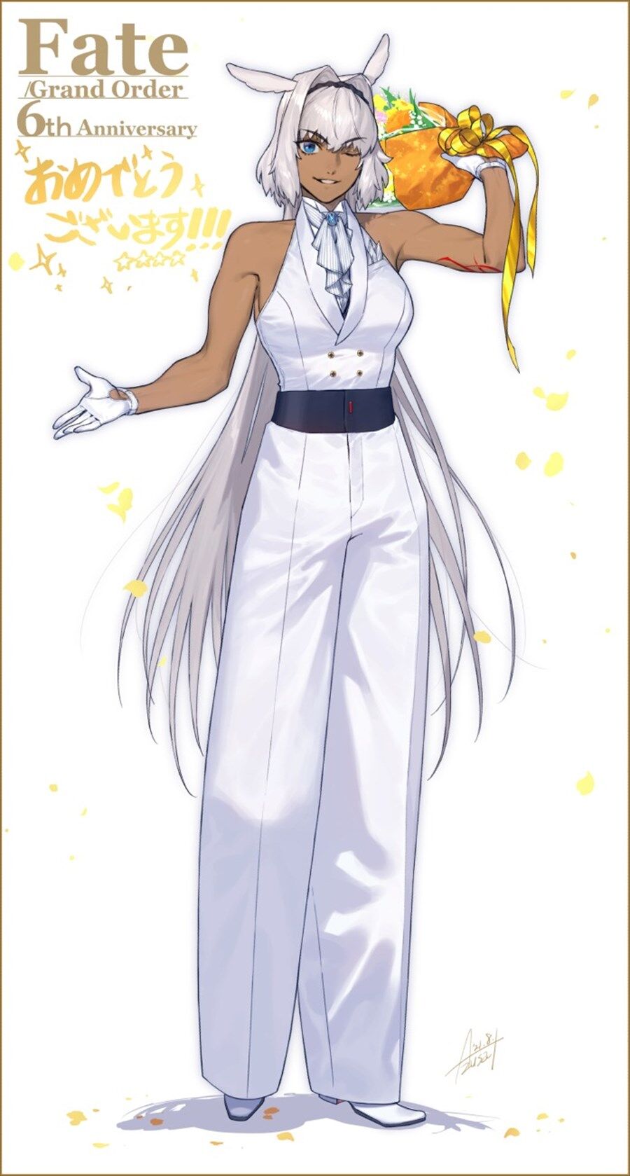 Fgo Azusaさんのfgo6周年おめでとうイラスト イケメンカイニス好きです 2chゲームまとめアンテナ Fgo Azusaさんのfgo6周年おめでとうイラスト イケメンカイニス好きです 2chゲームまとめアンテナ