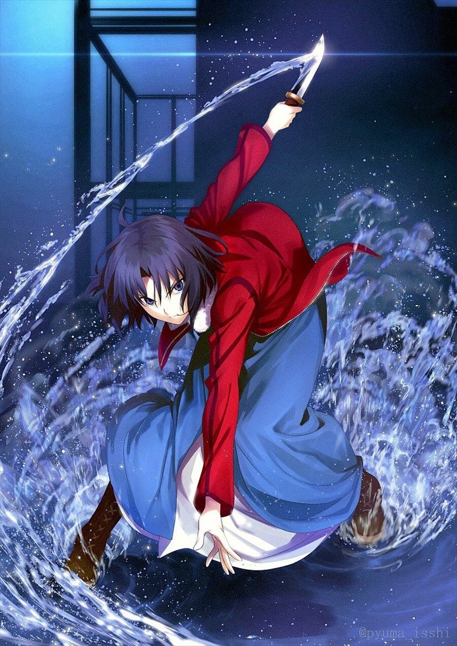 Fgo 一志ピューマさんの両儀式イラスト めちゃくちゃかっこいいです Fgo 一志ピューマさんの両儀式イラスト めちゃくちゃかっこいいです