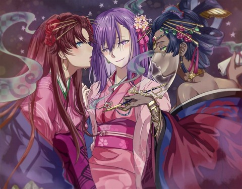 Fgo 大奥の女性鯖イラスト 着物いい Fgoまとめ カルデア速報