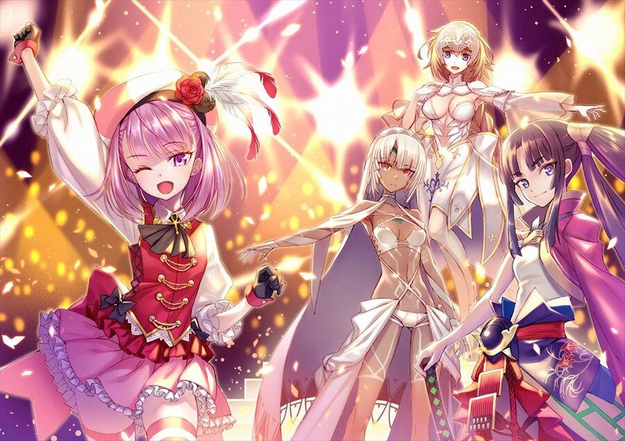 Fgo 松竜さんの聖マハトマ歌劇團イラスト アイドル衣装のサーヴァント達可愛すぎる Fgo 松竜さんの聖マハトマ歌劇團イラスト アイドル衣装のサーヴァント達可愛すぎる