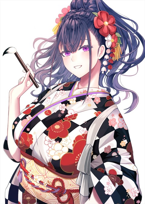 Fgo 着物姿で書き初めをする式部さんイラスト めちゃめちゃ達筆だろうな Fgoまとめ カルデア速報 Fgo 着物姿で書き初めをする式部さんイラスト めちゃめちゃ達筆だろうな Fgoまとめ カルデア速報