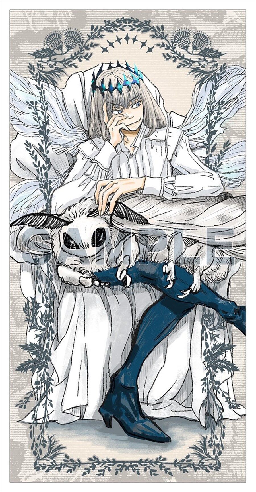 Fgo 羽海野チカさんのおまけのカラーカードイラスト オベロン ブランカいいね