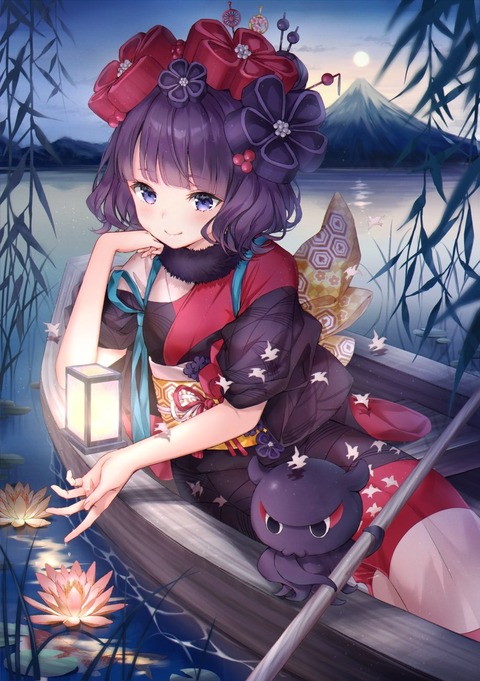 Fgo ボートの上でたそがれる北斎ちゃんイラスト 後ろの富士山との相性が最高なんだよなぁ Fgoまとめ カルデア速報 Fgo ボートの上でたそがれる北斎ちゃんイラスト 後ろの富士山との相性が最高なんだよなぁ Fgoまとめ カルデア速報