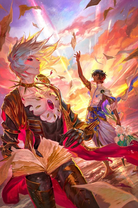 Fgo 江川あきらさんのカルナ アルジュナイラスト インド兄弟 美しいです Fgoまとめ カルデア速報
