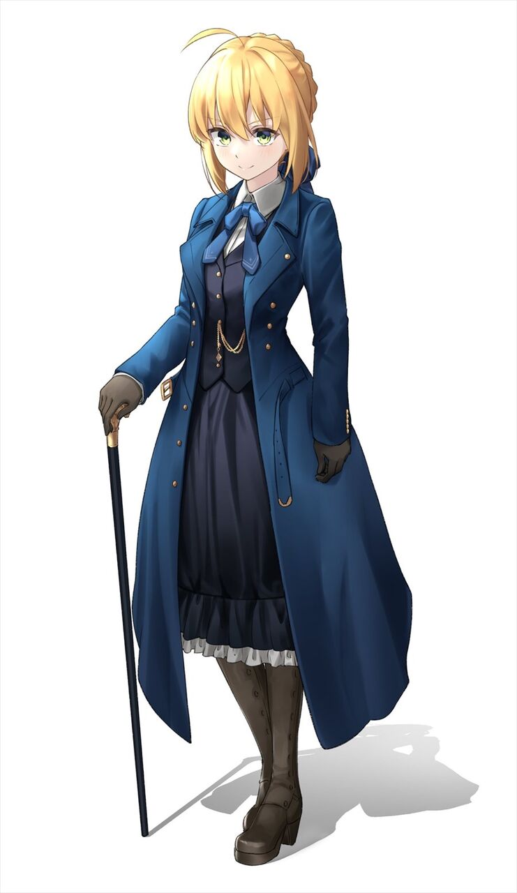 Fgo イギリス淑女衣装のセイバーさんイラスト 杖持ったセイバーさんもいいです Fgo イギリス淑女衣装のセイバーさんイラスト 杖持ったセイバーさんもいいです