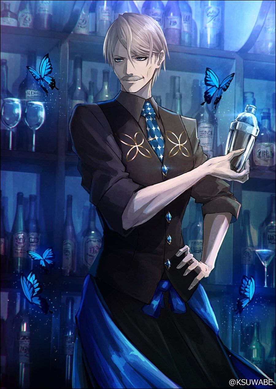 Fgo ケースワベさんのバーテンモリアーティイラスト イケメンすぎるんだよなぁ