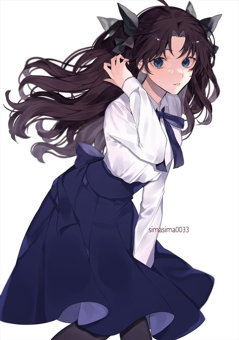 Fgo 嶌鳥さんのセイバー私服の凛イラスト 青も似合うのさすがは凛 Fgoまとめ カルデア速報 Fgo 嶌鳥さんのセイバー私服の凛イラスト 青も似合うのさすがは凛 Fgoまとめ カルデア速報