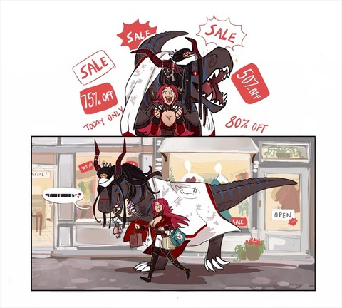 Fgo 二人でおしゃれするドレイク船長 鬼女紅葉 このコンビいいな Fgoまとめ カルデア速報