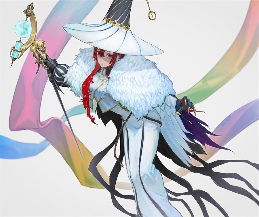 Fgo Aohki Mimeiさんのミスクレーンイラスト 白い魔女衣装いいよね