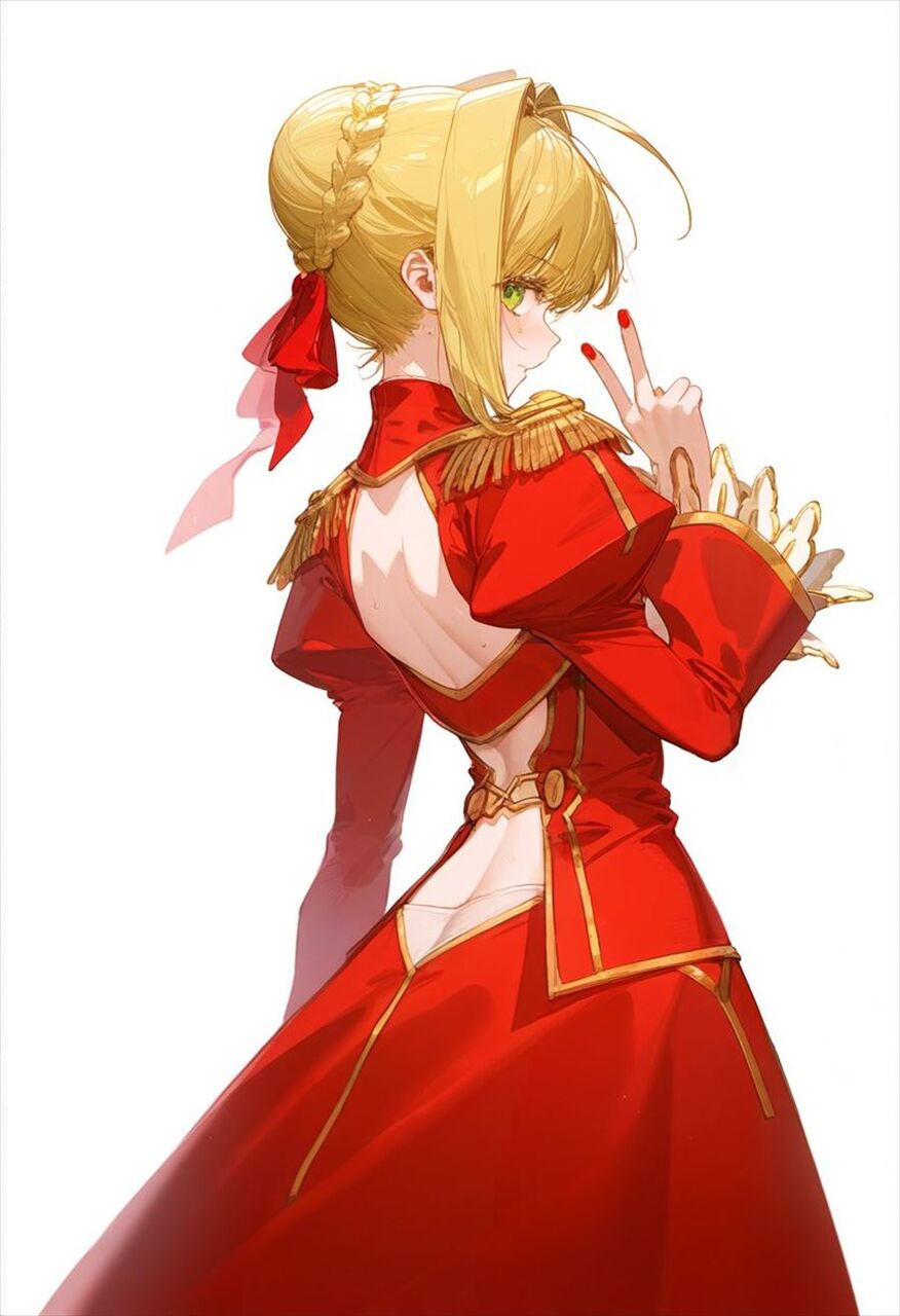 【FGO】ネロちゃまイラスト!! ピースしてるの可愛いです!! : FGOまとめ カルデア速報