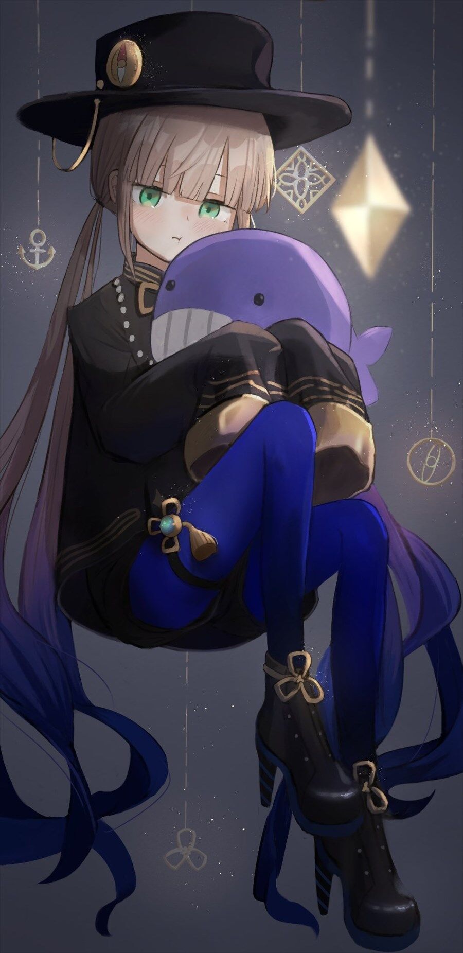 Fgo 中国版6周年ネモくんイラスト 鯨のぬいぐるみ抱きしめてるの可愛すぎる