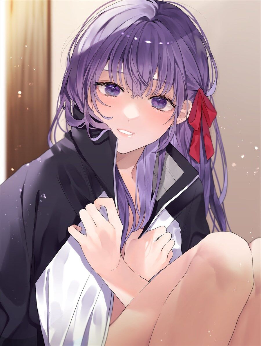 Fate Sn 嶌鳥さんの士郎の上着を羽織る桜イラスト 士郎の匂いで落ち着くんだろうな