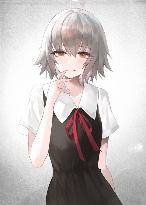 Fgo 四宮かぐや様制服を着た邪ンヌさんイラスト おかわわわああ Fgoまとめ カルデア速報