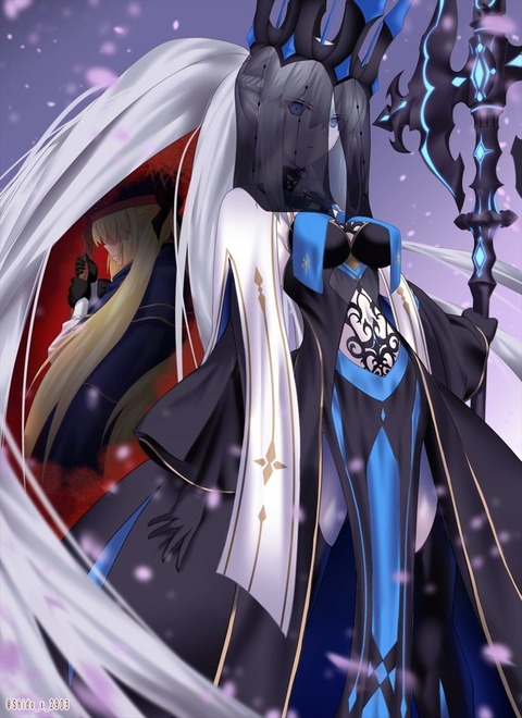Fgo シドさんのモルガン陛下とキャストリアイラスト 黒ベールモルガン様霊衣はよ Fgoまとめ カルデア速報