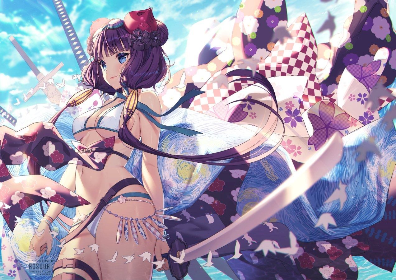 Fgo 北斎ちゃんイラスト 日本刀 最高です Fgo 北斎ちゃんイラスト 日本刀 最高です