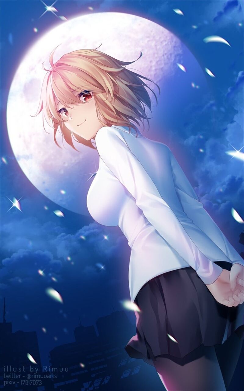 月姫 Rimuuさんのアルクェイドイラスト 月とアルクいいねぇ