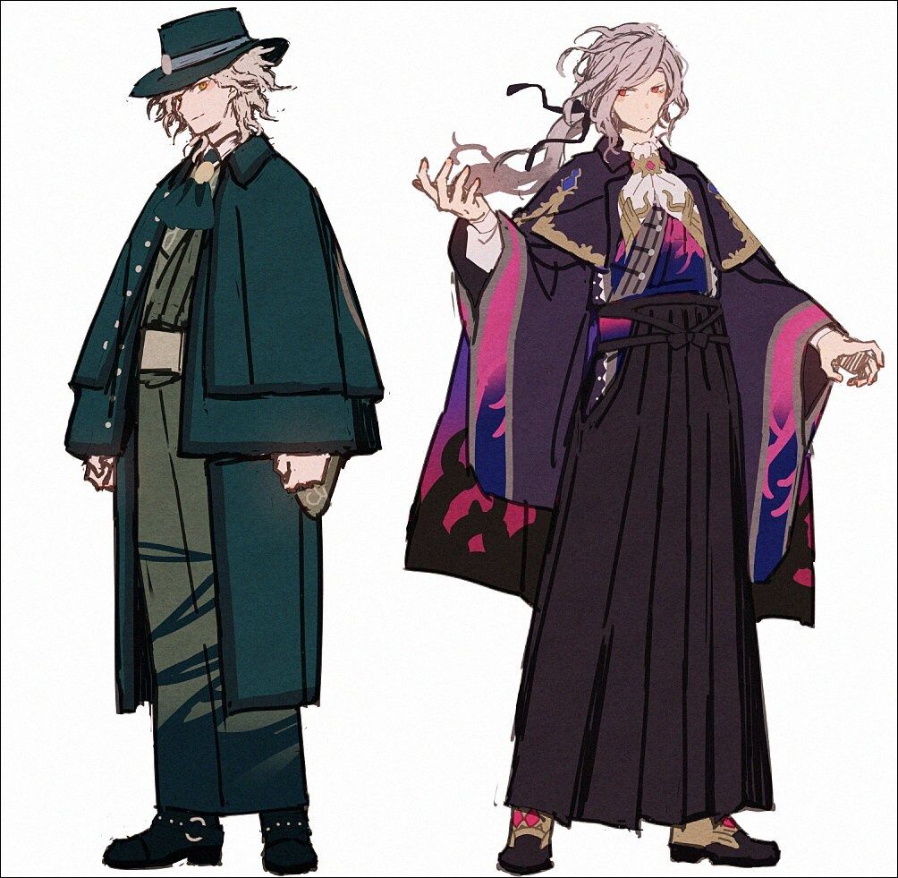 Fgo 和装したサーヴァント達イラスト エドモンの和装好きです