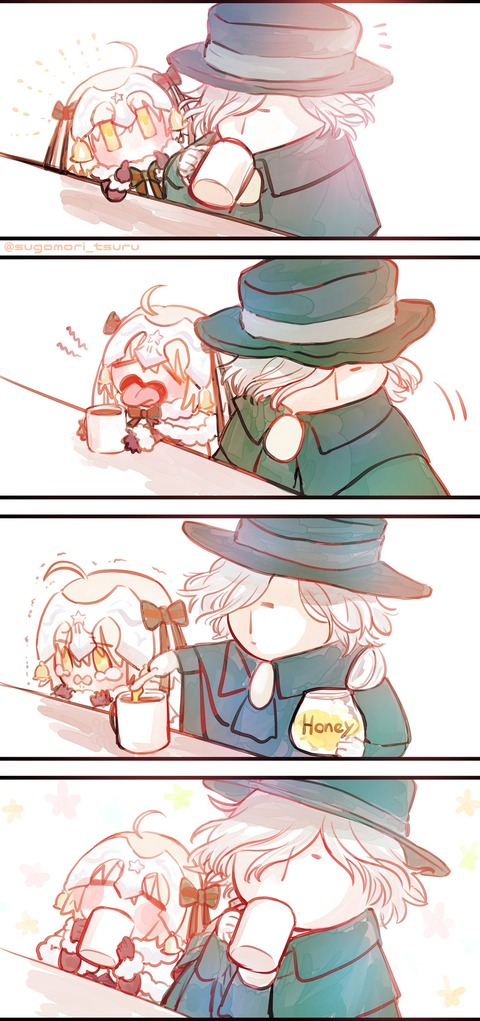 Fgo サンタリリィと一緒にコーヒーを飲むエドモン ハチミツ入れてあげるのすこ Fgoまとめ カルデア速報 Fgo サンタリリィと一緒にコーヒーを飲むエドモン ハチミツ入れてあげるのすこ Fgoまとめ カルデア速報
