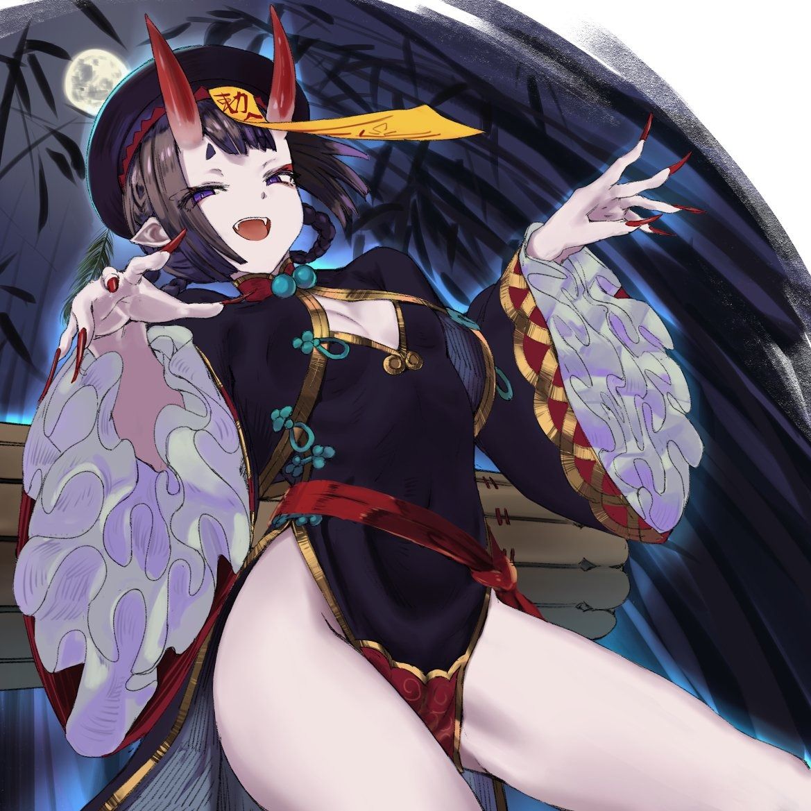 Fgo キョンシー酒呑ちゃん 表情すこ Fgo キョンシー酒呑ちゃん 表情すこ
